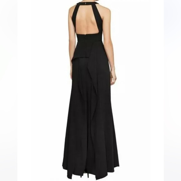 BCBGMaxAzria Bryleigh Crisscross Halter Gown - Picture 5 of 12